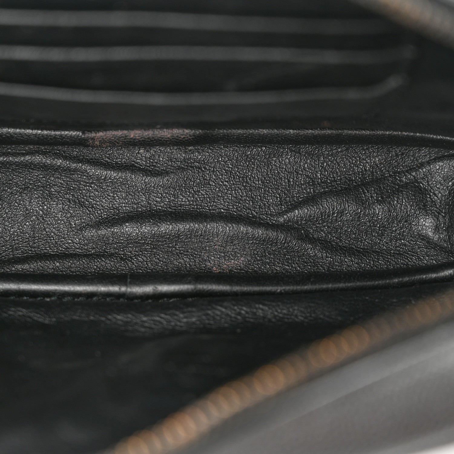 Saint Laurent Grain De Poudre Matelasse Monochrome Monogram Mini Lou Camera Bag Black 11 of 13