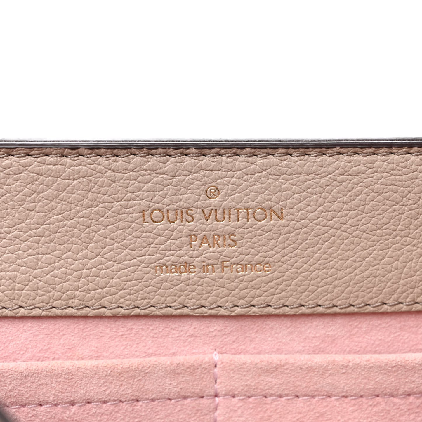 Soft Calfskin Lockme Ever MM Greige