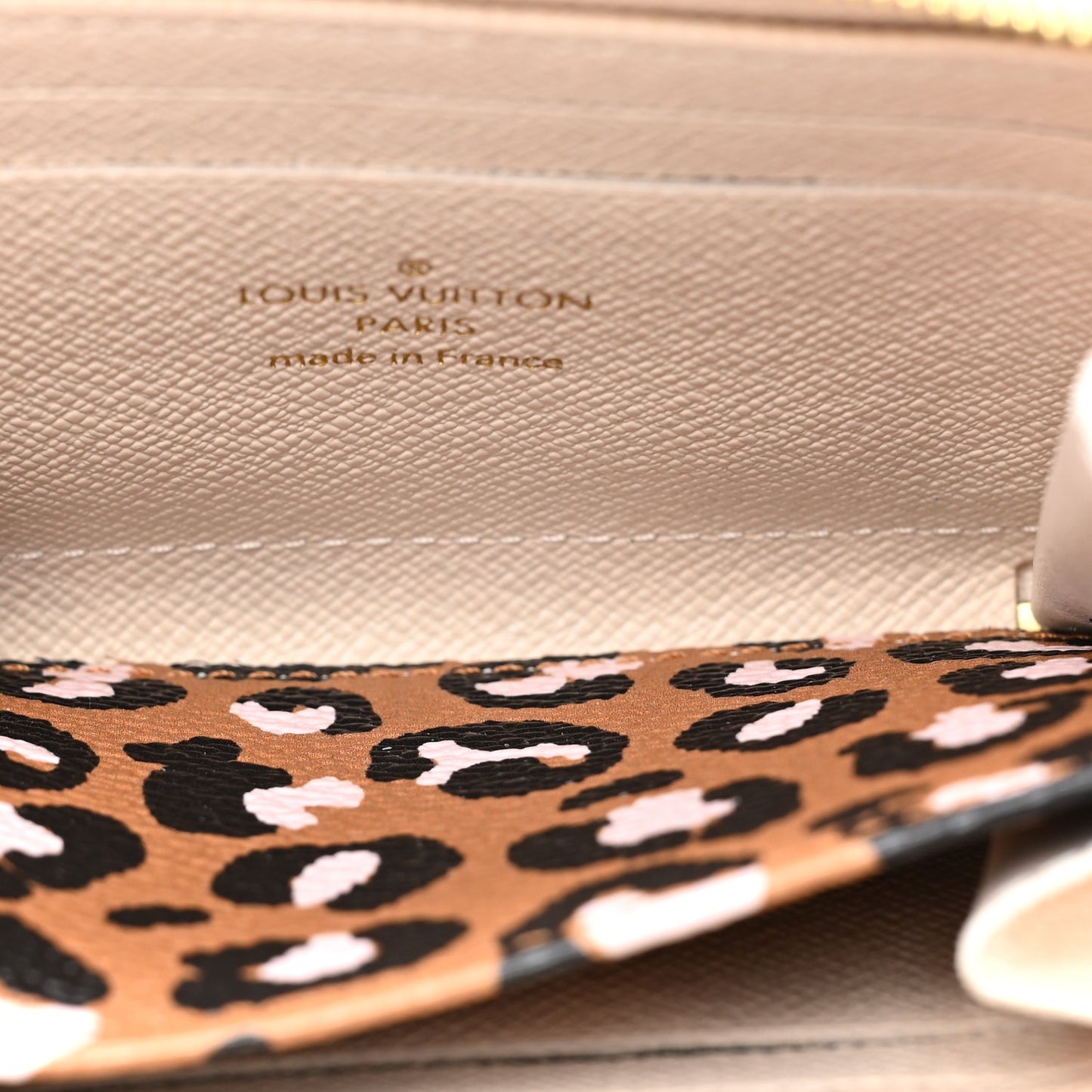 Monogram Giant Wild At Heart Zippy Coin Purse Creme