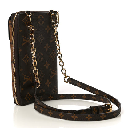Louis Vuitton Reverse Monogram Metis Vertical Zippy Wallet 3 of 10