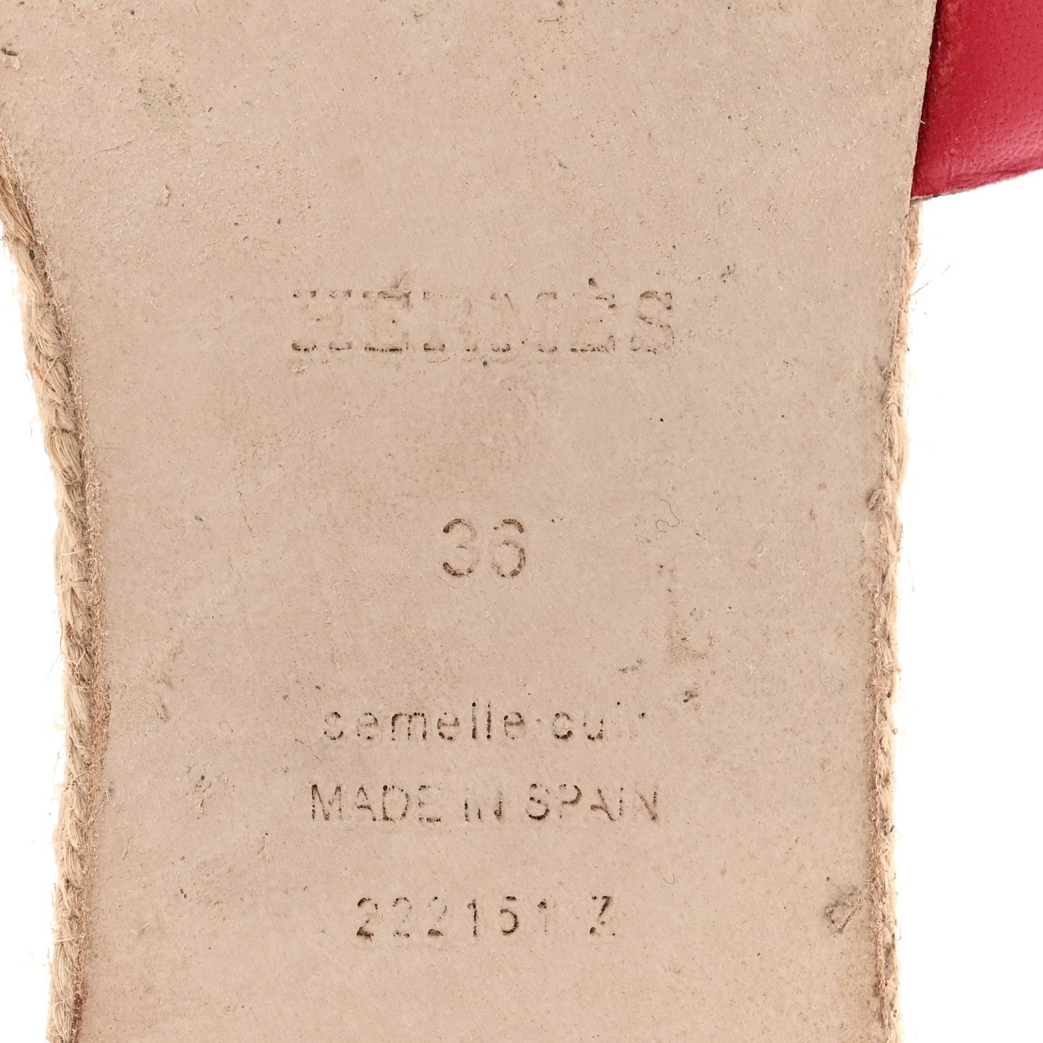 Hermes Nappa Famosa Espadrille Sandals 36 Rosa Framboise 9 of 11