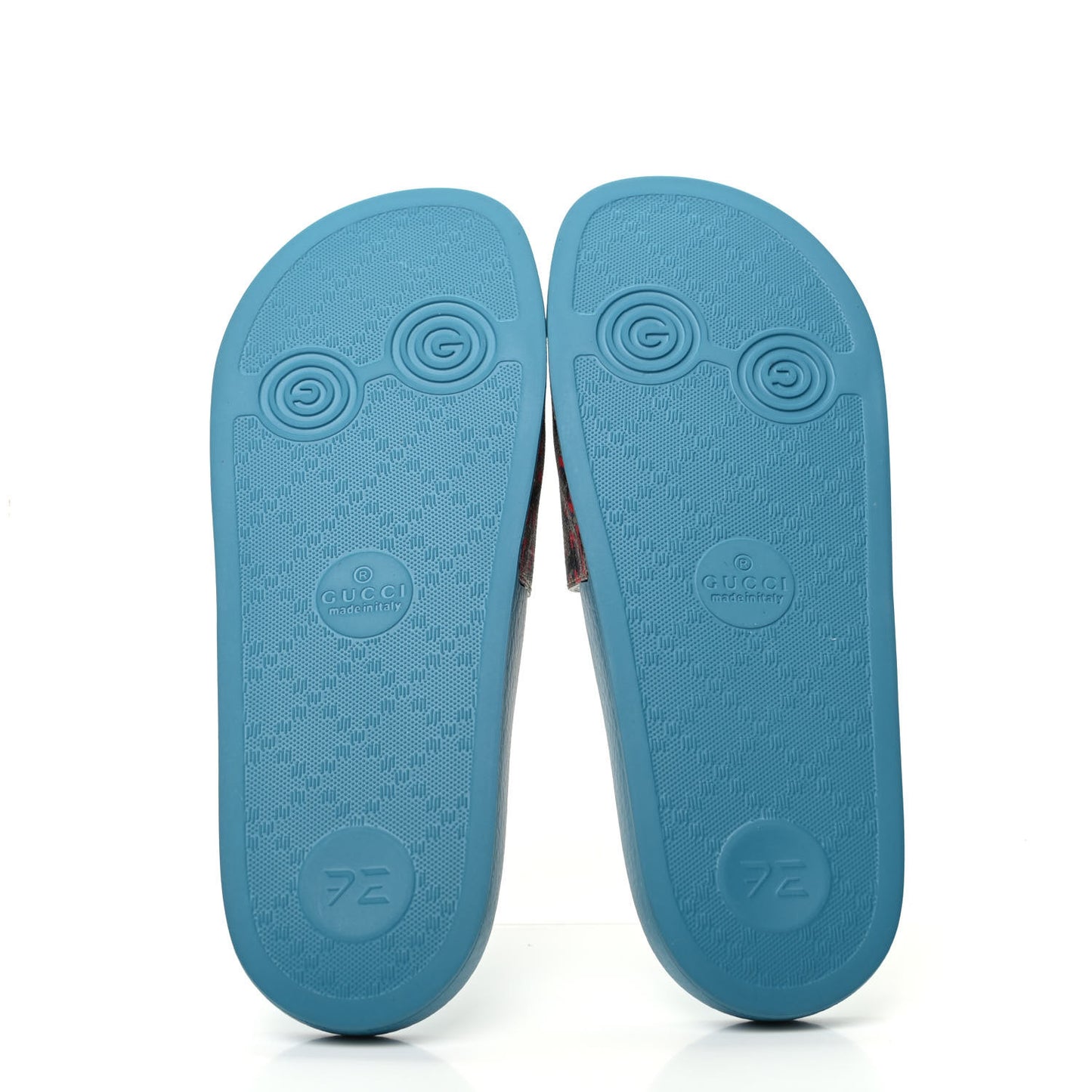 GG Supreme Monogram Gucci Wolf Slide Sandals 35 Multicolor