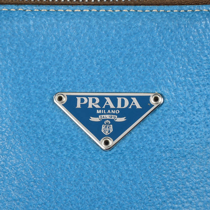 Prada Cervo Pyramid Bag Cobalto 6 of 9
