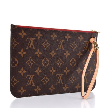 Louis Vuitton Monogram Neverfull MM GM Pochette Cherry 3 of 8