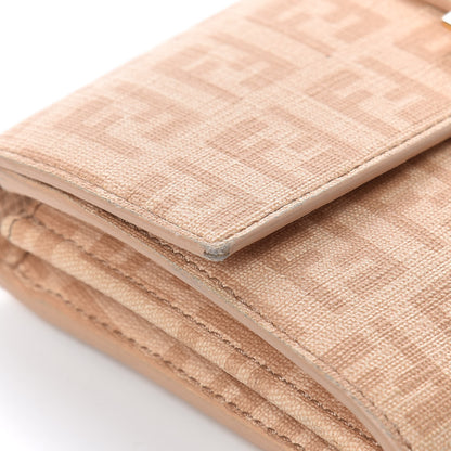 Fendi Zucchino Spalmati Forever Continental Wallet Camelia 11 of 15