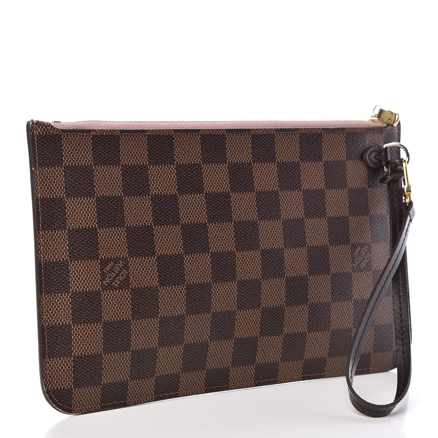 Damier Ebene Neverfull MM GM Pochette Rose Ballerine