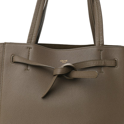 Celine Soft Grained Calfskin Small Belt Cabas Phantom Taupe 8 of 10