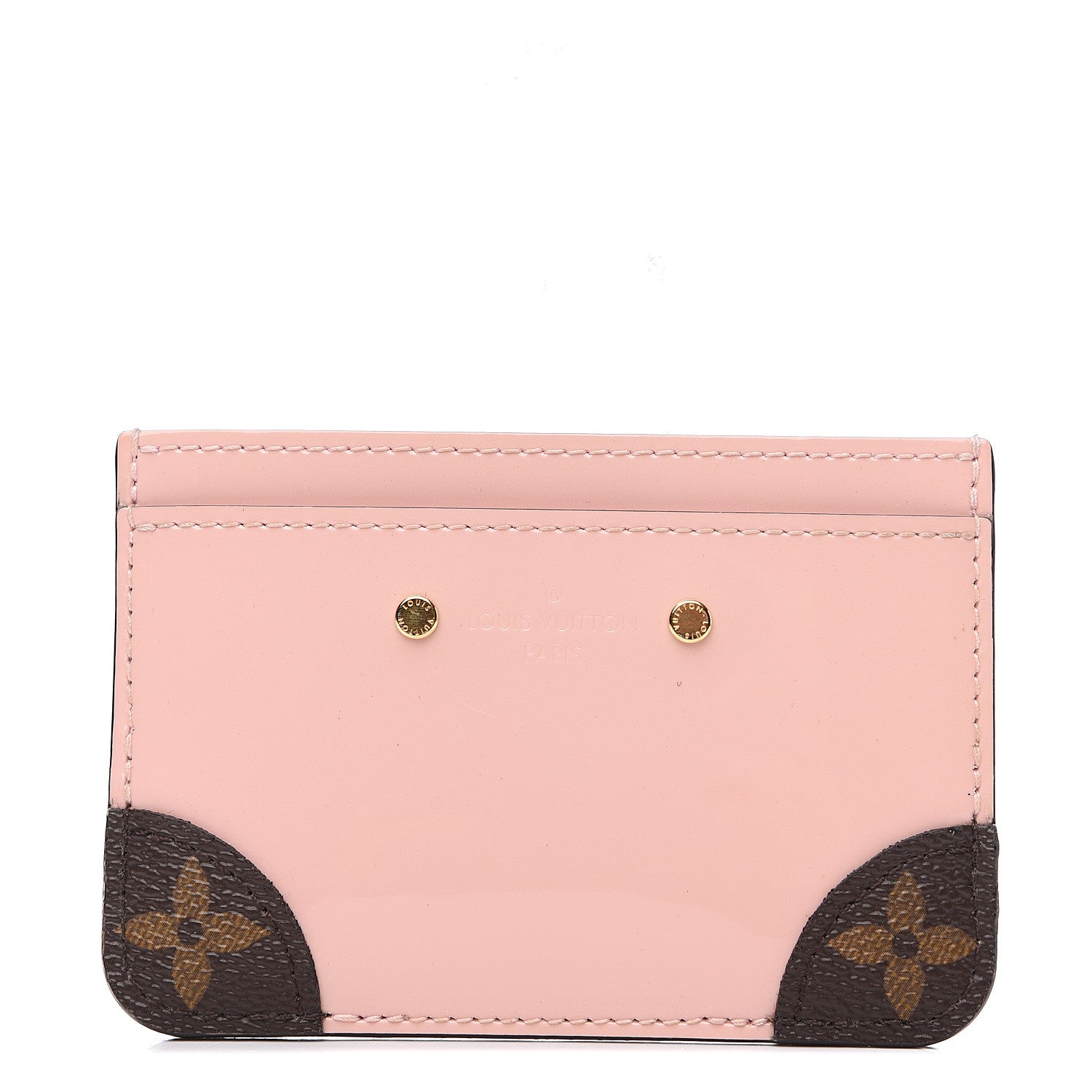 Louis Vuitton Patent Miroir Venice Card Holder Rose Ballerine 1 of 6