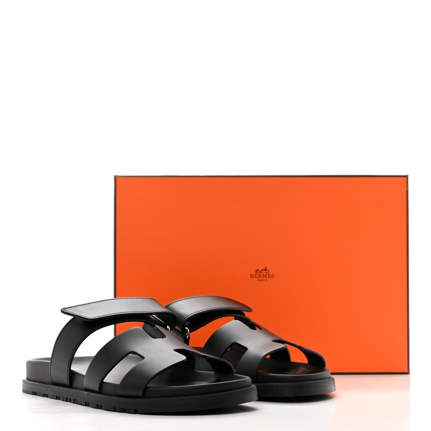 Calfskin Womens Chypre Sandals 37.5 Black