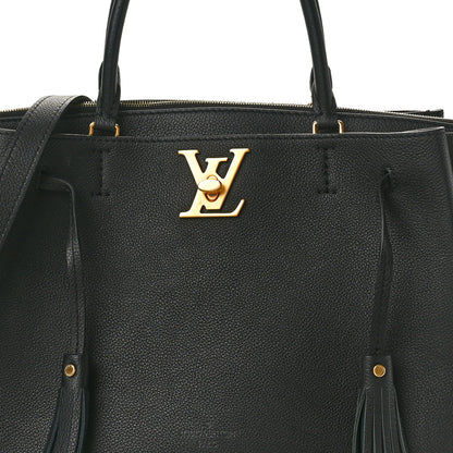 Louis Vuitton Calfskin Lockmeto Black 7 of 10