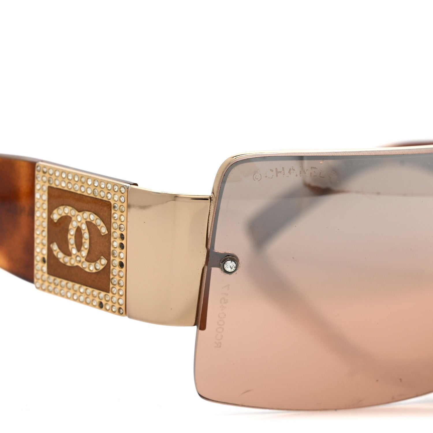 Chanel Crystal CC Sunglasses 4095-B Tortoise 8 of 11