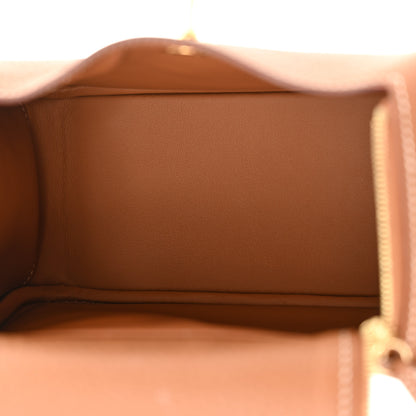 Hermes Taurillon Clemence Mini Lindy 20 Gold 5 of 13