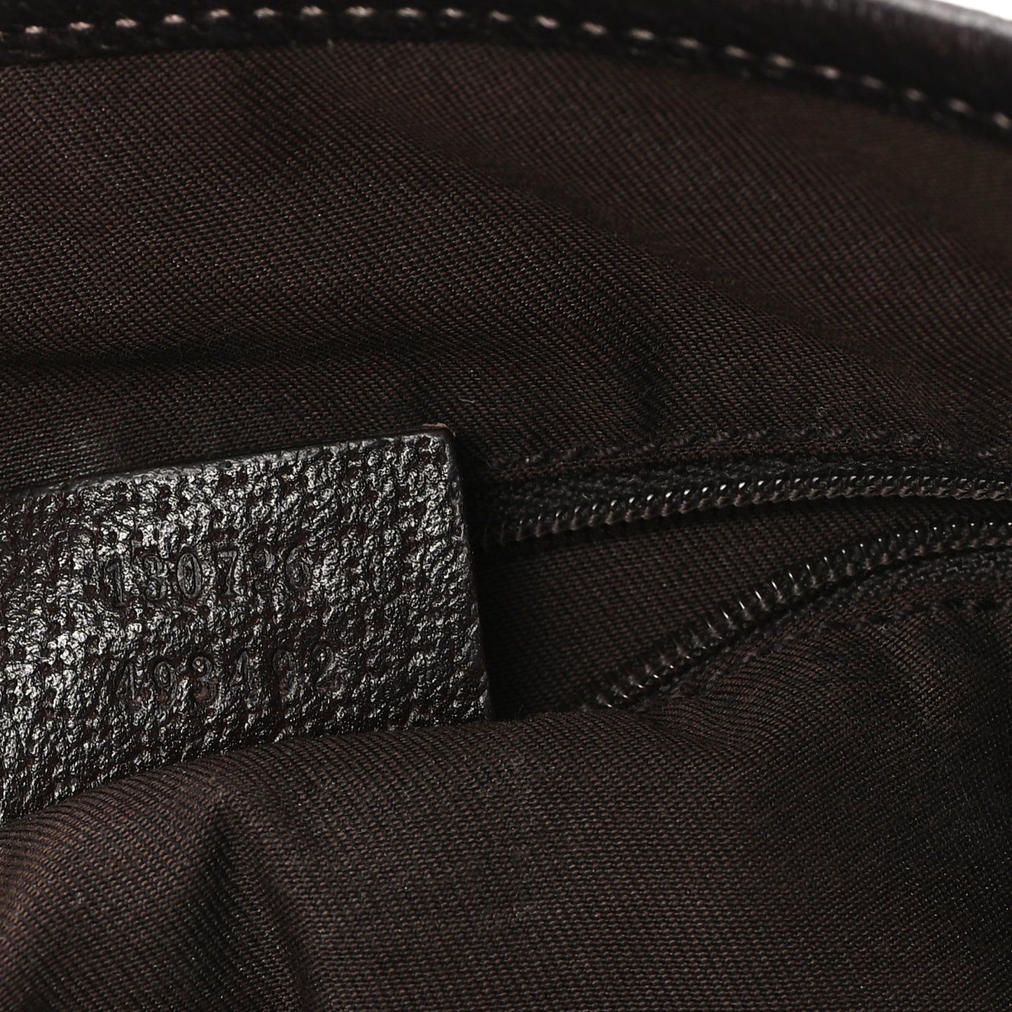 Monogram Medium Abbey Shoulder Bag Dark Brown
