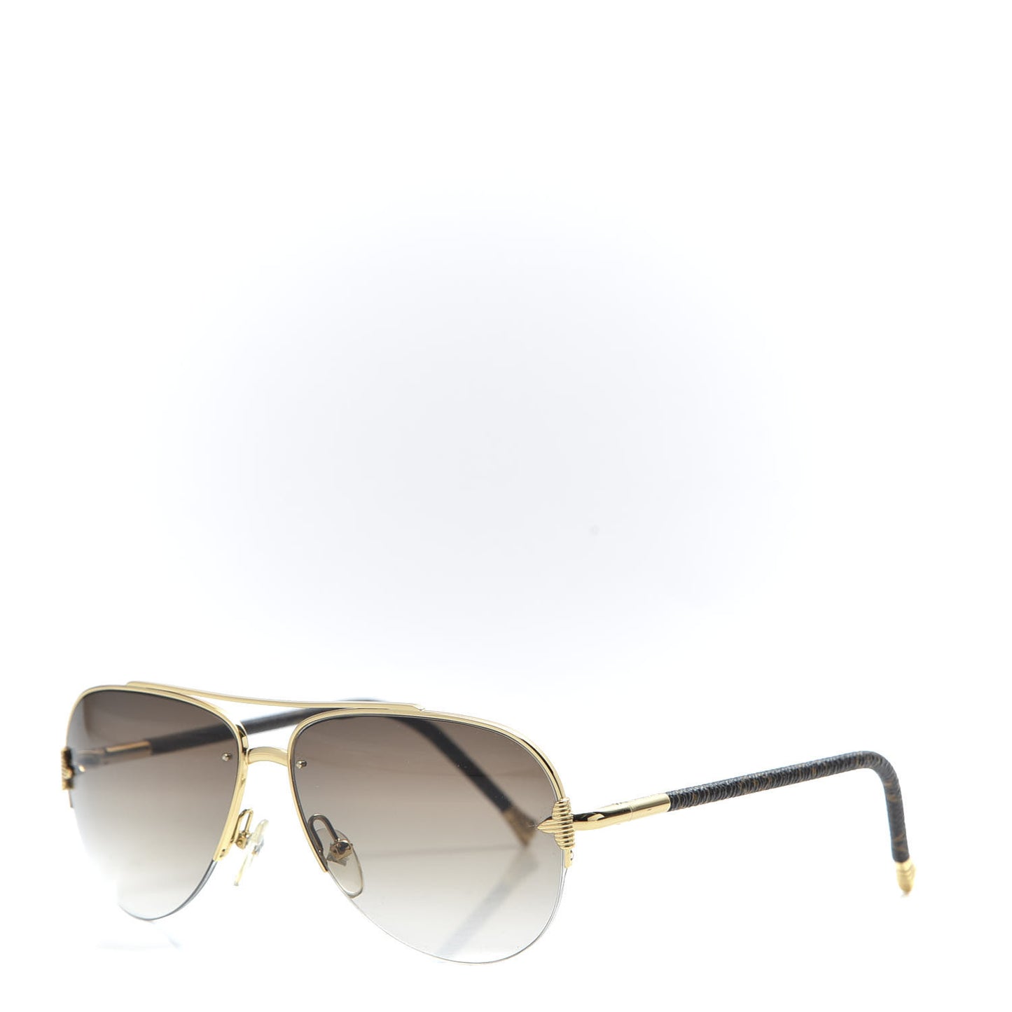 Monogram Petite Viola Pilote Aviator Sunglasses Z0571U Brown