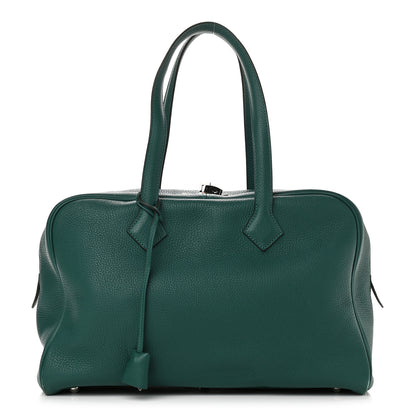 Hermes Taurillon Clemence Victoria II 35 Malachite 1 of 11