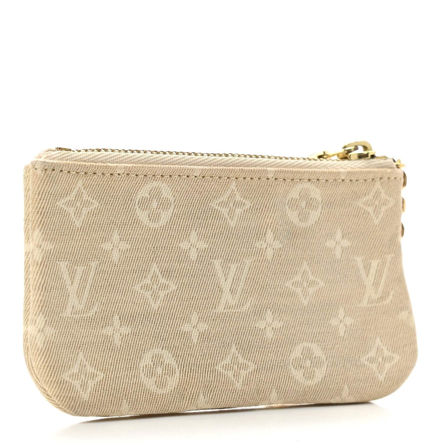 Louis Vuitton Mini Lin Key Pouch Dune 3 of 6