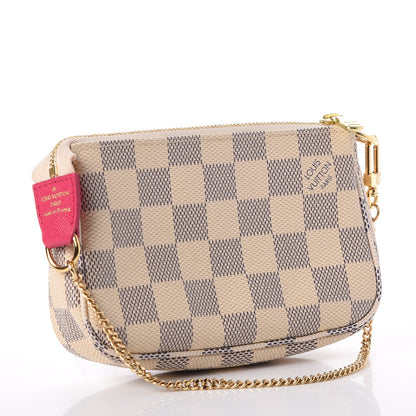 Louis Vuitton Damier Azur 2015 Christmas Animation Mini Pochette Accessories 3 of 8