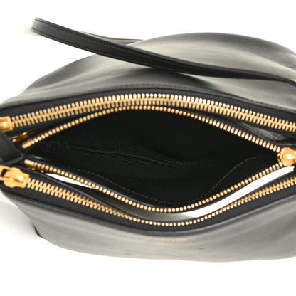 Celine Lambskin Small Trio Crossbody Bag Black 5 of 11