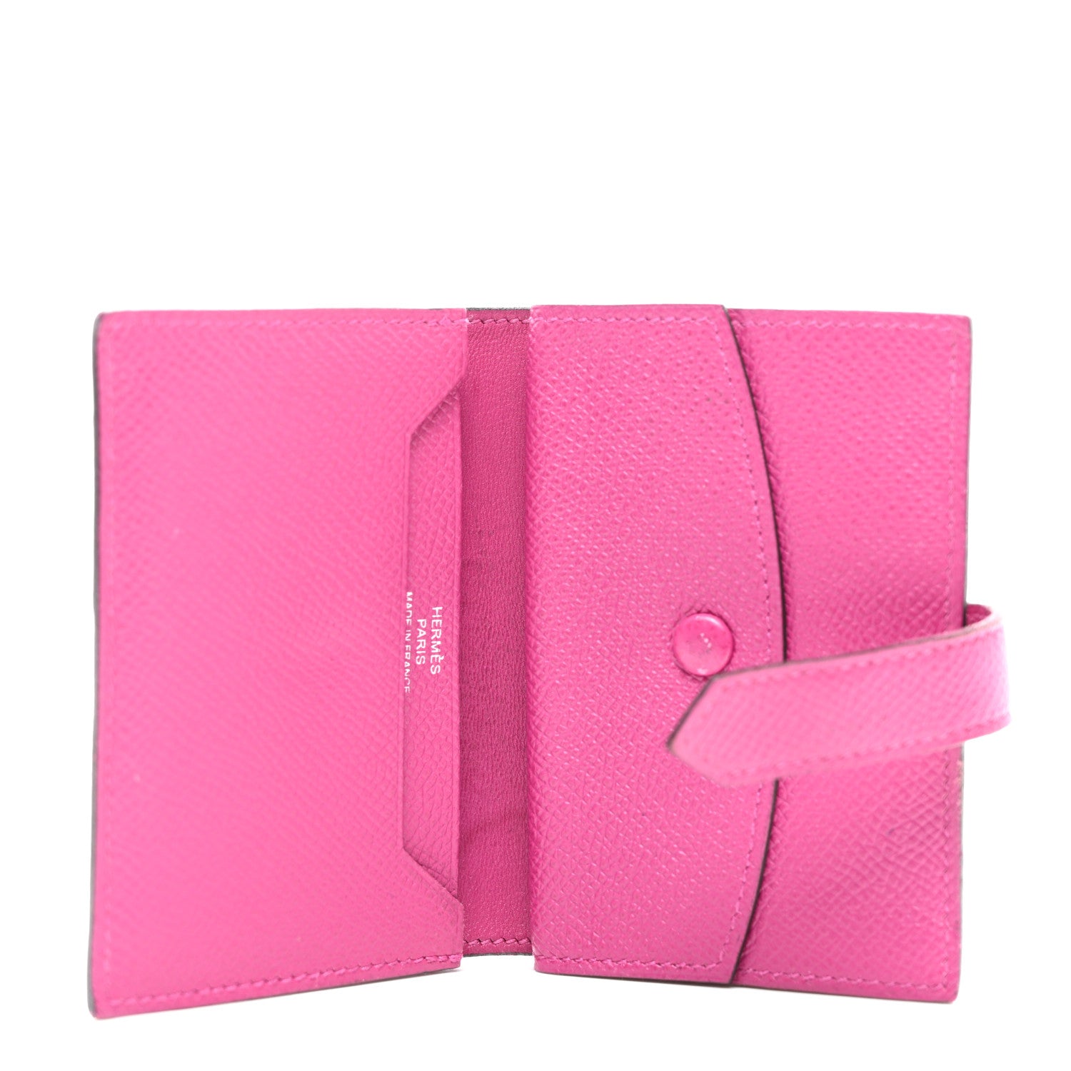 Hermes Epsom Mini Bearn Wallet Rose Pourpre 5 of 12
