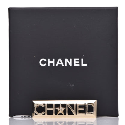 Chanel Star Logo Brooch Gold 5 of 5