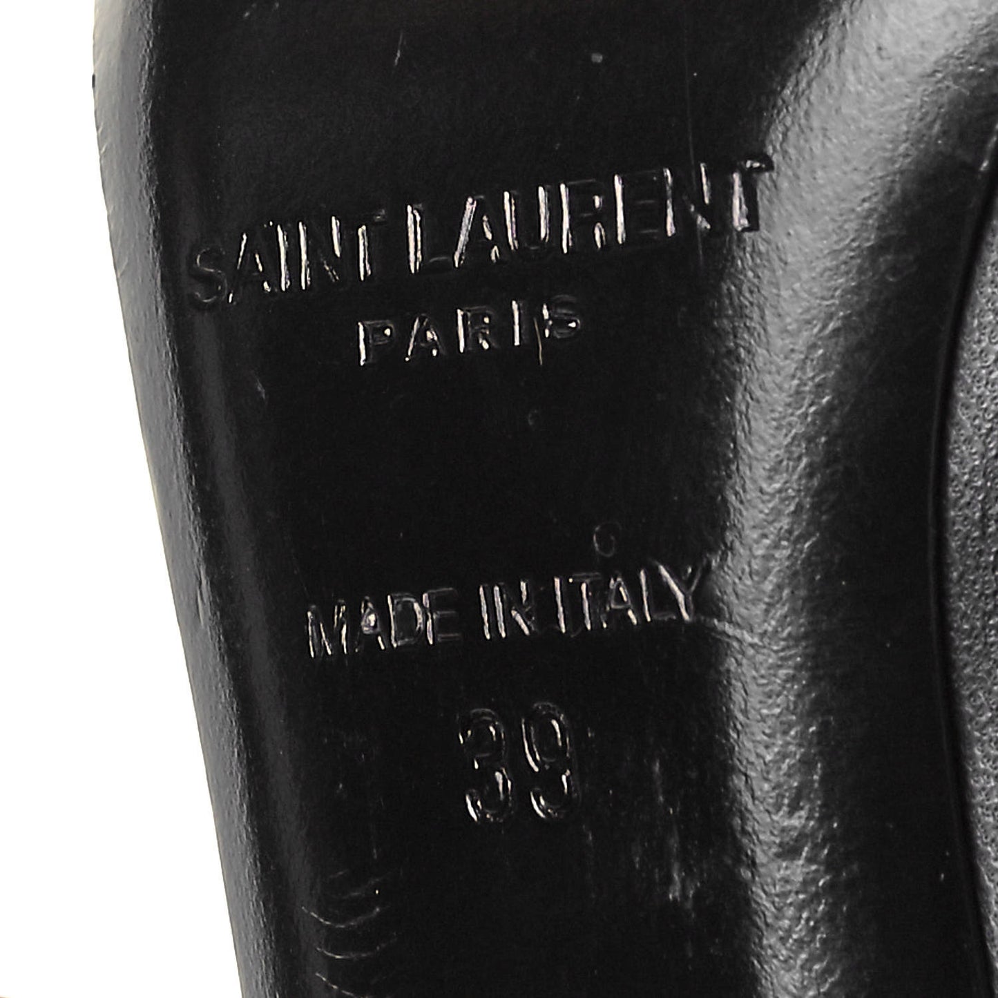 Calfskin Opyum 110 Pumps 39 Black Gold