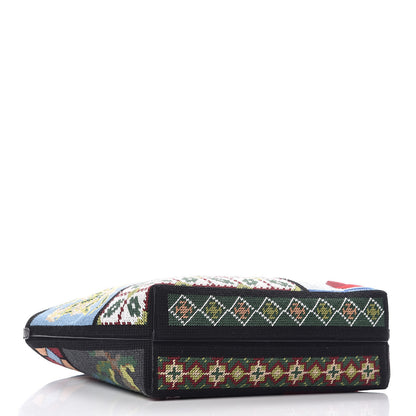 Alexander McQueen Tapestry Patchwork Small Shopper Tote Multicolor 5 of 12