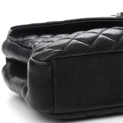 Saint Laurent Sheepskin Tri-Quilt Monogram Medium College Bag Black 9 of 10