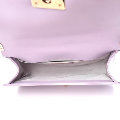 Chanel Patent Calfskin Quilted Medium Boy Flap Light Purple 5 of 10