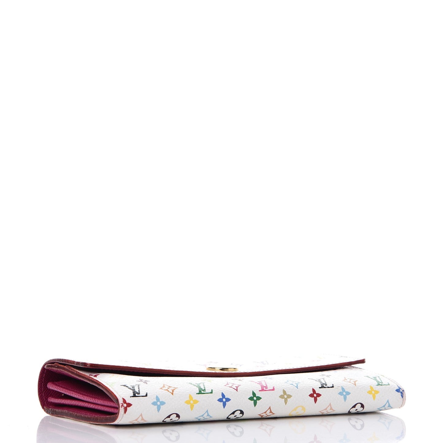 Monogram Multicolor Sarah Wallet White Eglantine