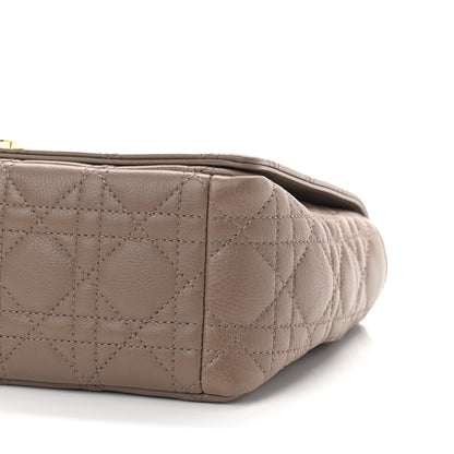 Christian Dior Lambskin Cannage Medium Caro Bag Warm Taupe 10 of 11