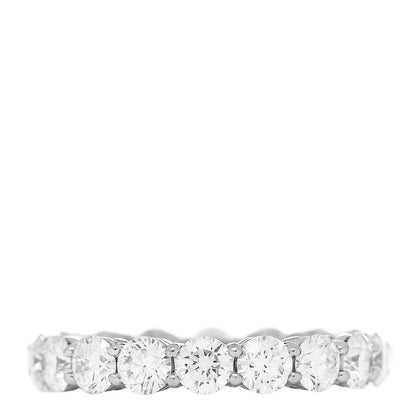 Tiffany Platinum Diamond 3.7mm Embrace Eternity Band Ring 50 5.25 3 of 5