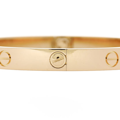 Cartier 18K Yellow Gold LOVE Bracelet 18 5 of 9