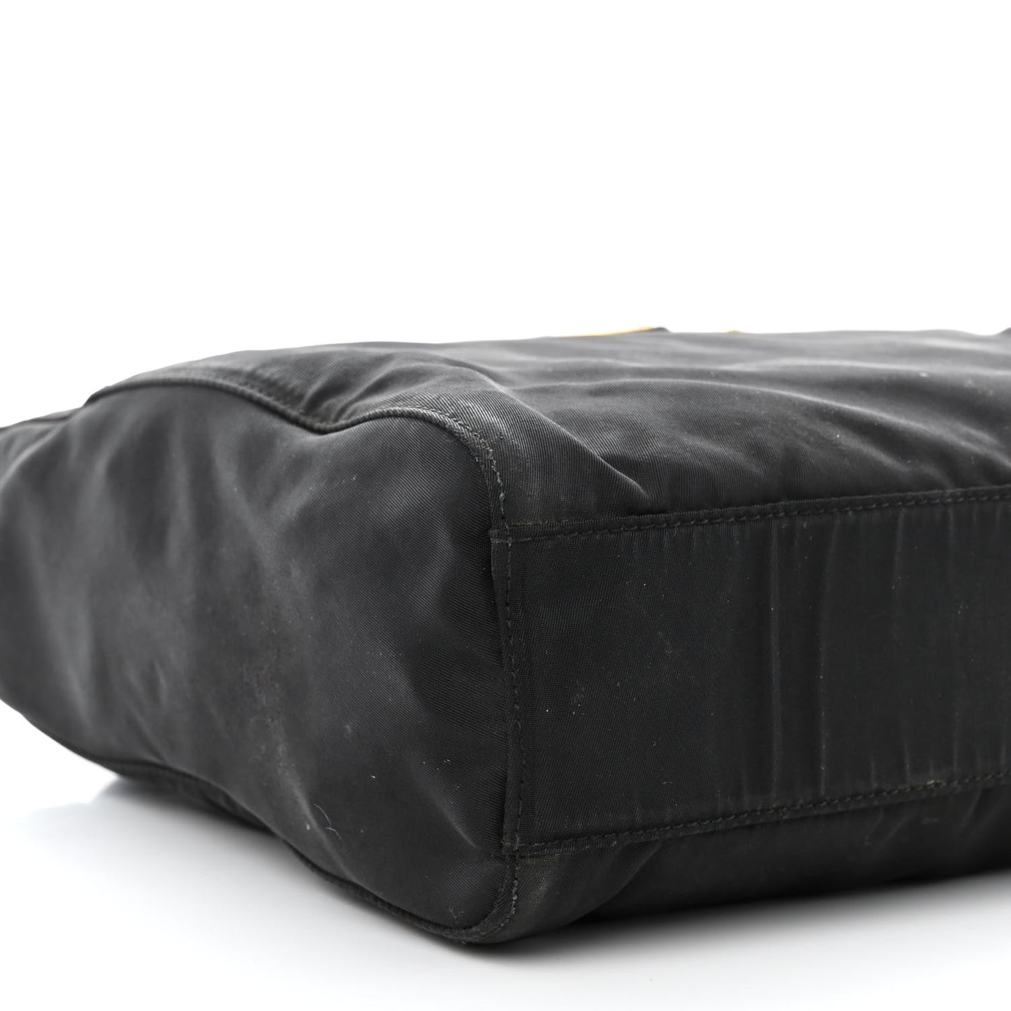Tessuto Nylon Chain Shoulder Bag Black