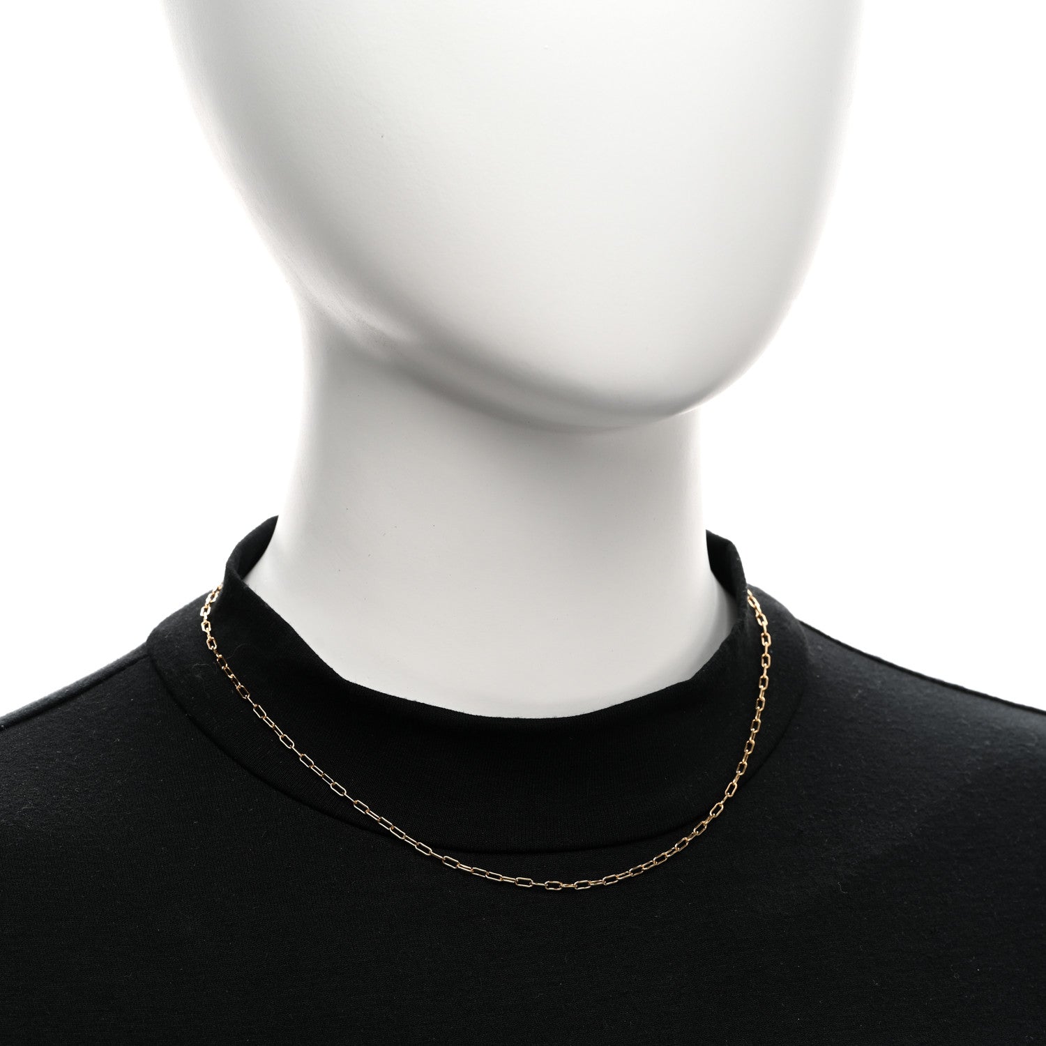 Saint Laurent Metal Chain Necklace Gold 2 of 6
