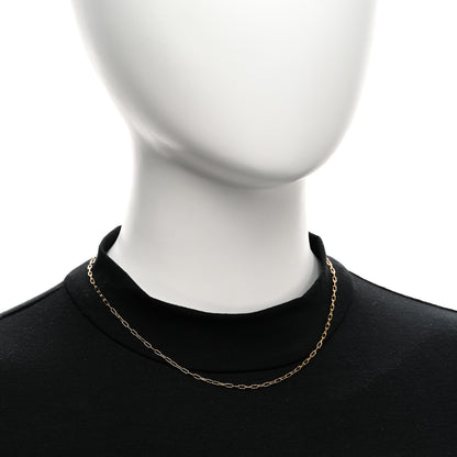 Saint Laurent Metal Chain Necklace Gold 2 of 6