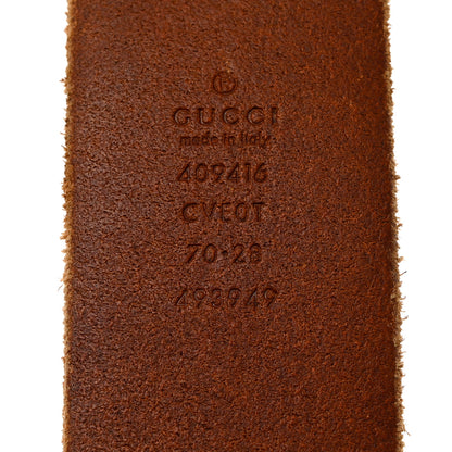 Gucci Faded Calfskin Double G 40mm Belt 70 28 Cuir 5 of 8