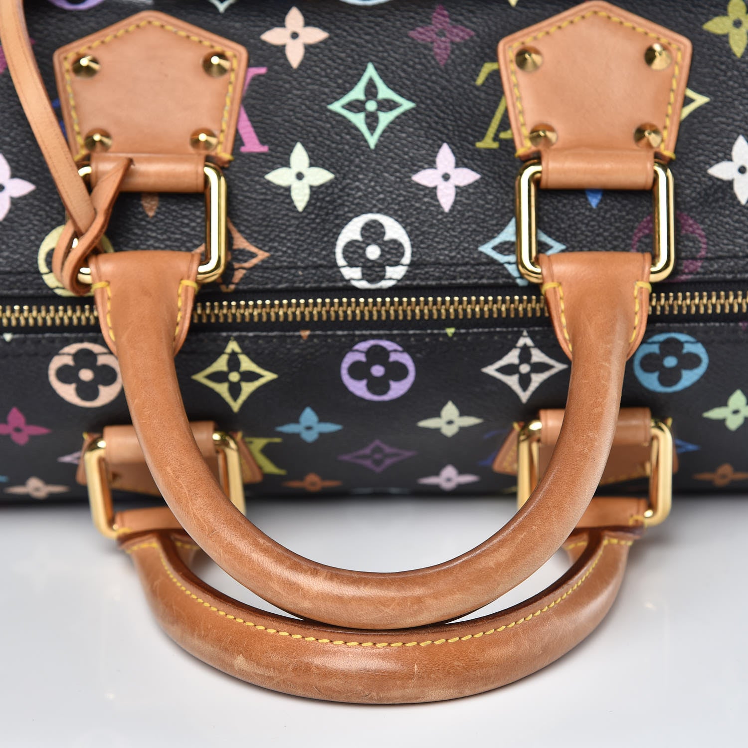 Louis Vuitton Monogram Multicolor Speedy 30 Black 10 of 11