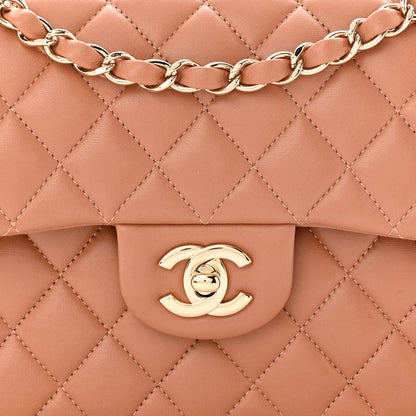 Chanel Lambskin Quilted Small Double Flap Brown 8 of 11