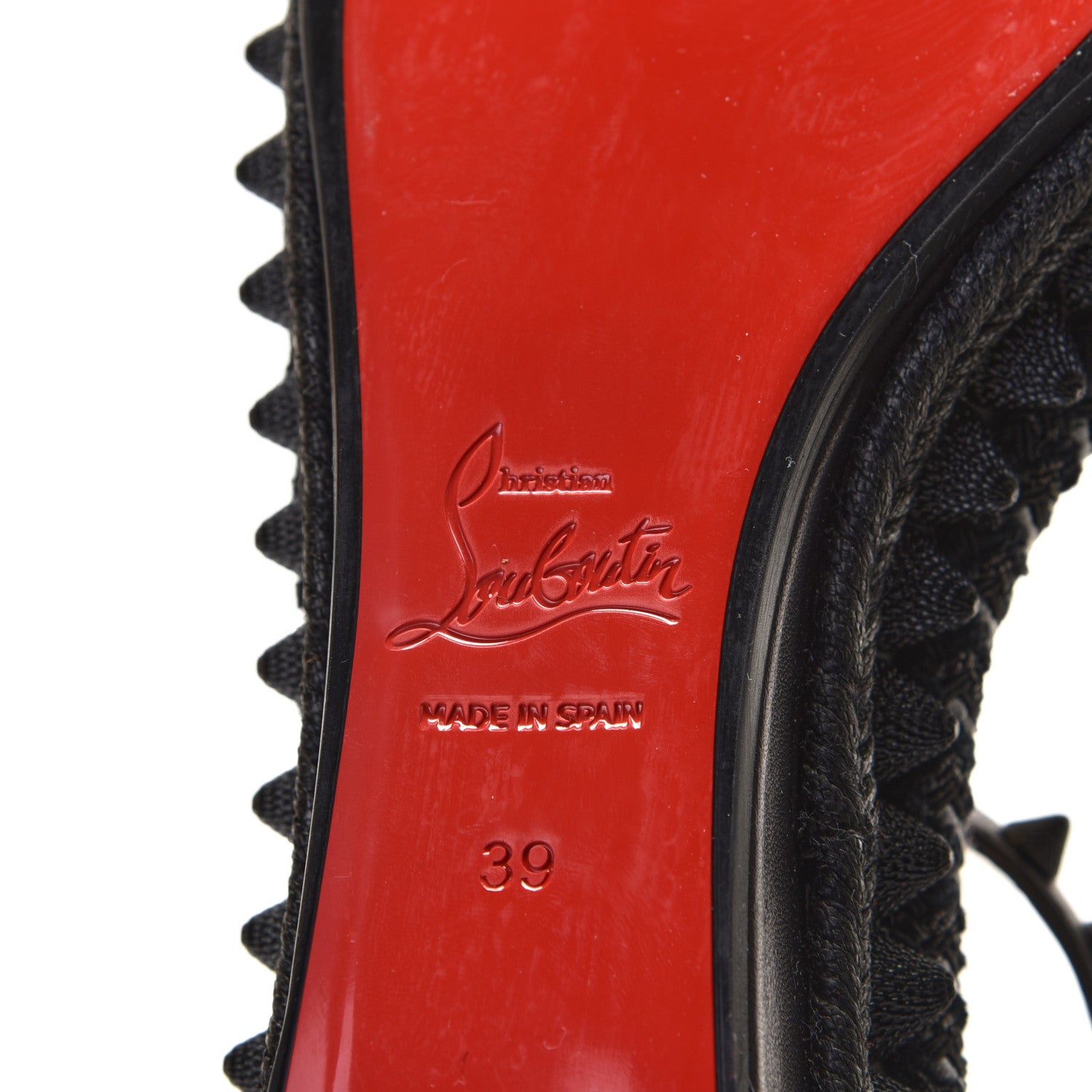 Christian Louboutin Calfskin Lata 60 Sandals 39 Black 6 of 9