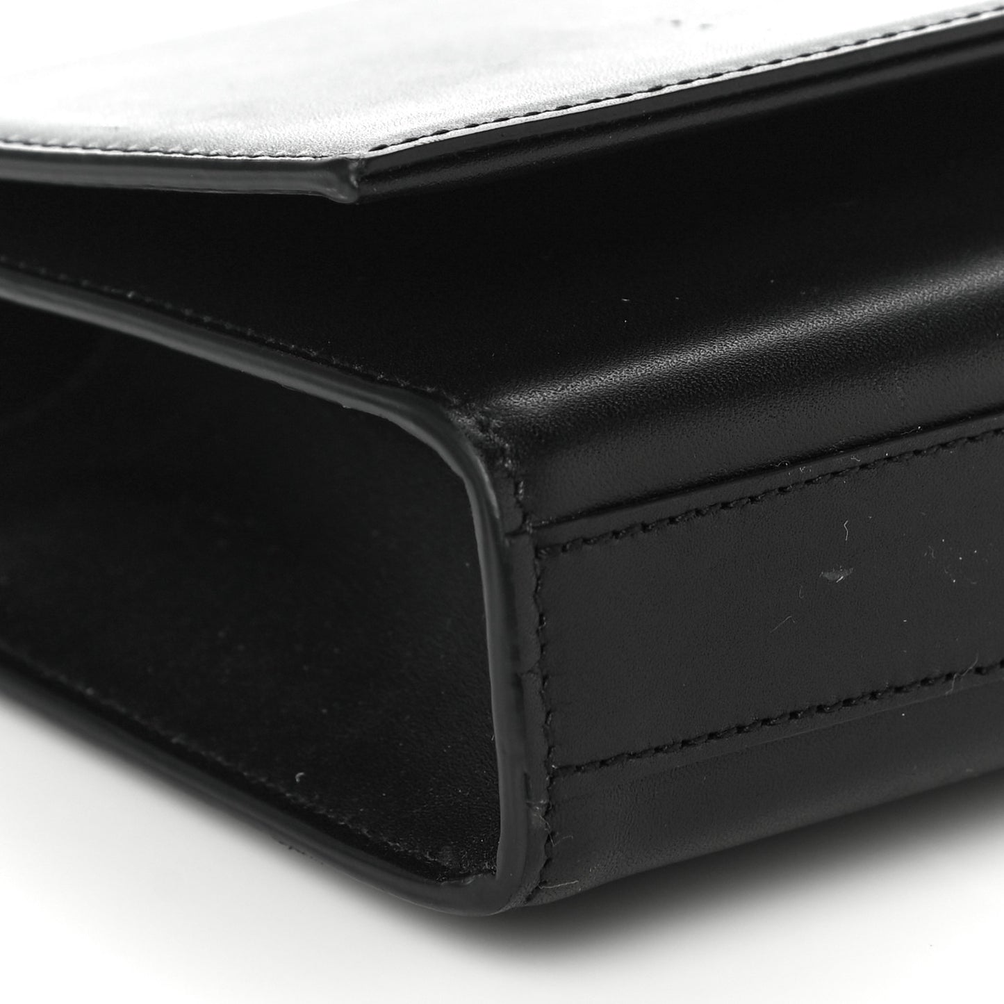 Calfskin Classic Monogram Tassel Clutch Black