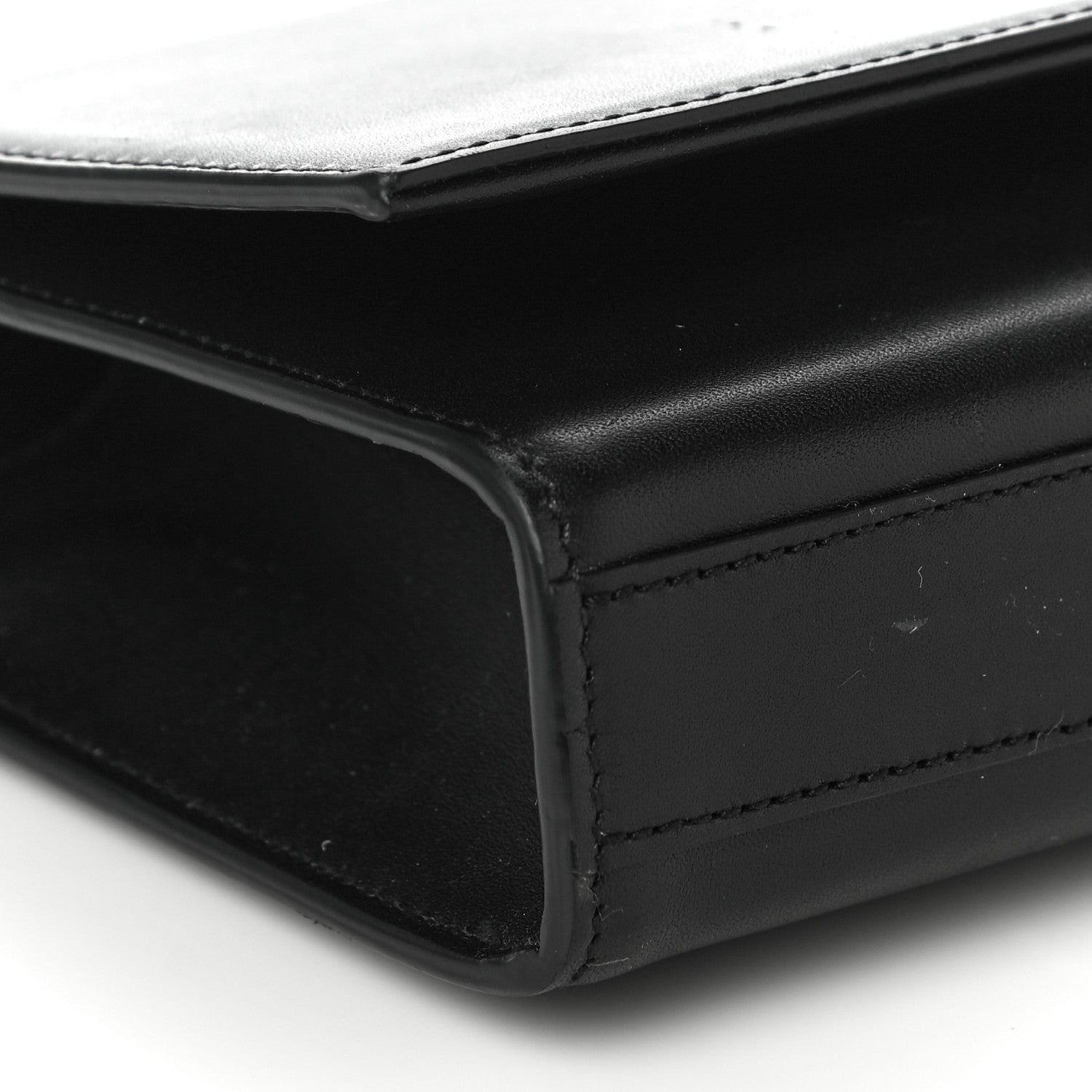 Saint Laurent Calfskin Classic Monogram Tassel Clutch Black 8 of 9