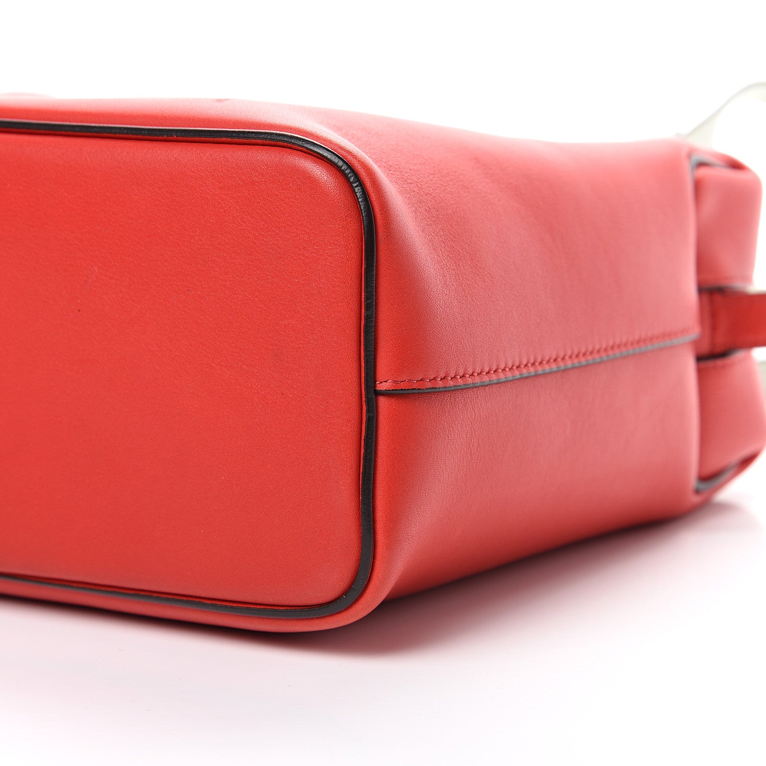 Celine Lambskin Small Soft Cube Satchel Bright Red 9 of 9