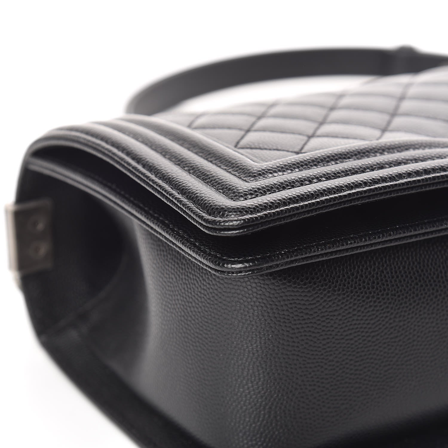 Chanel Caviar Quilted Medium Boy Flap Black 8 of 13