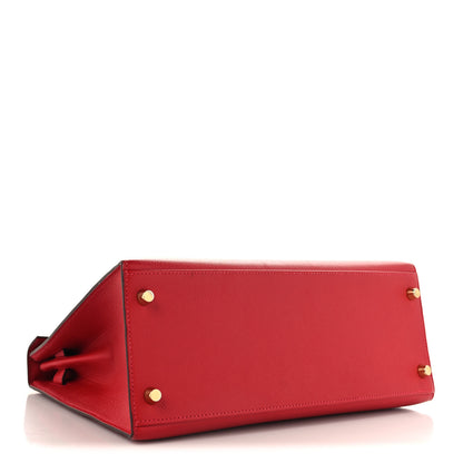 Hermes Epsom Kelly Sellier 28 Rouge Casaque 3 of 11