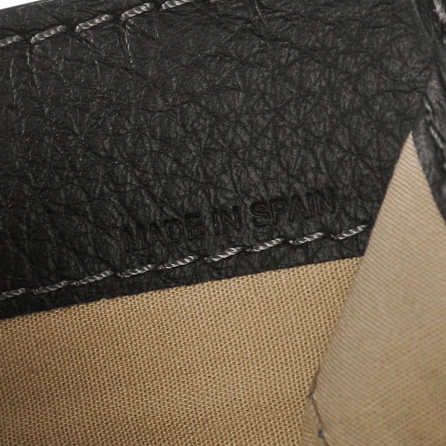 Chloe Grained Calfskin Marcie Square Wallet Black 9 of 10