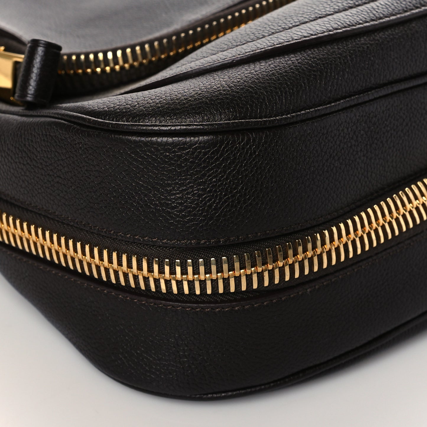 Pebbled Calfskin Large Jennifer Dark Brown