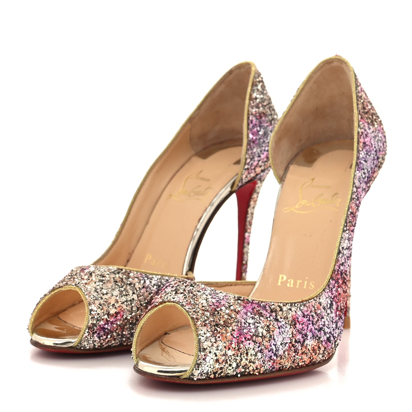 Glitter Demi You 100 Pumps 35 Rosette Gold