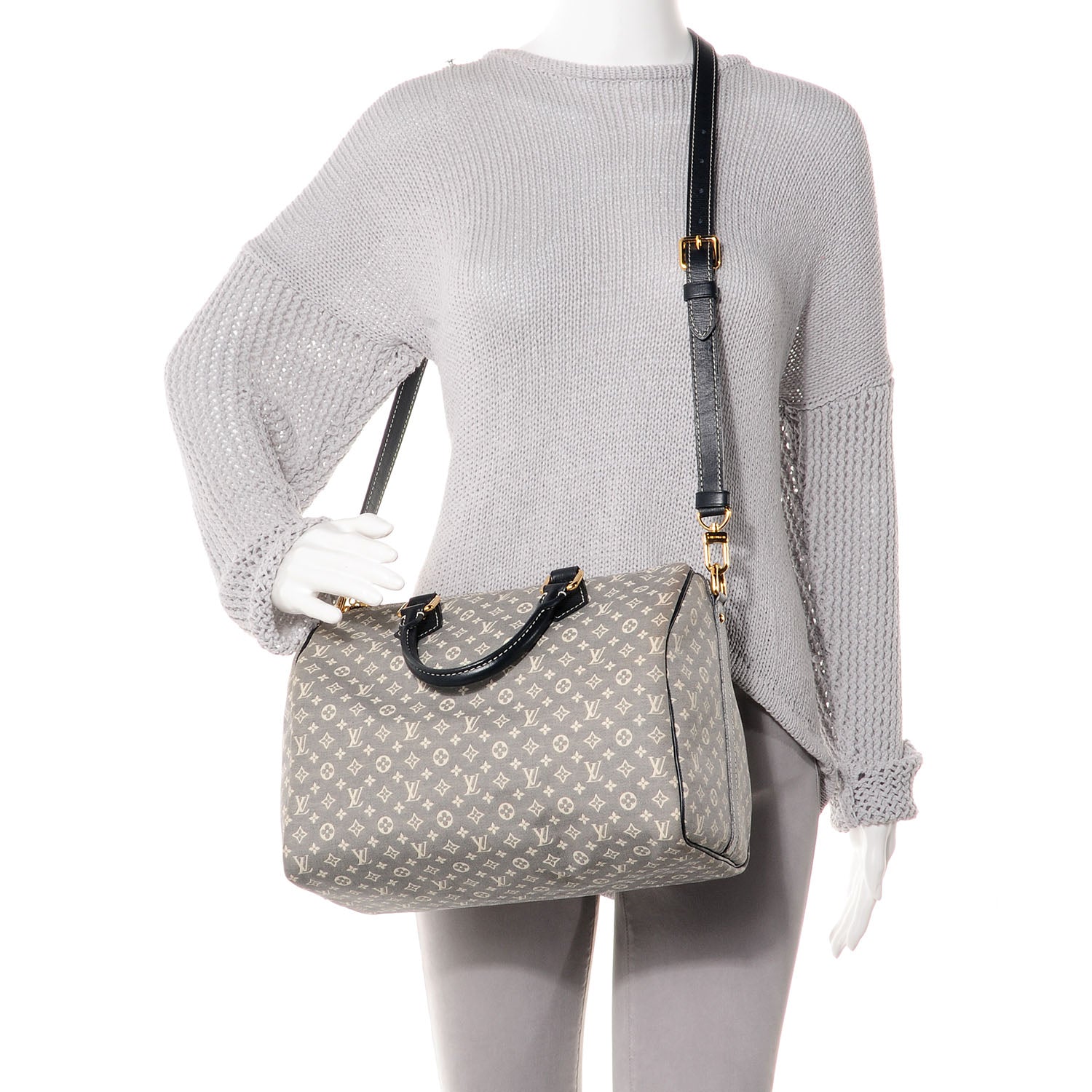 Louis Vuitton Monogram Idylle Speedy Bandouliere 30 Encre 2 of 7