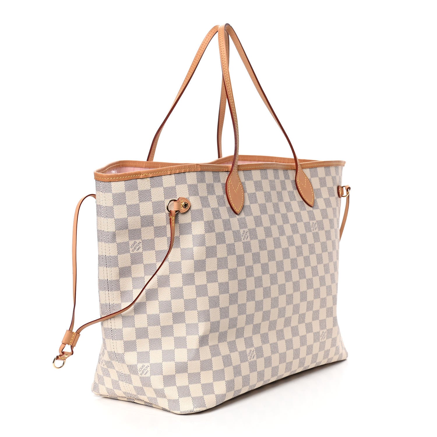 Louis Vuitton Damier Azur Neo Neverfull GM Rose Ballerine 3 of 5