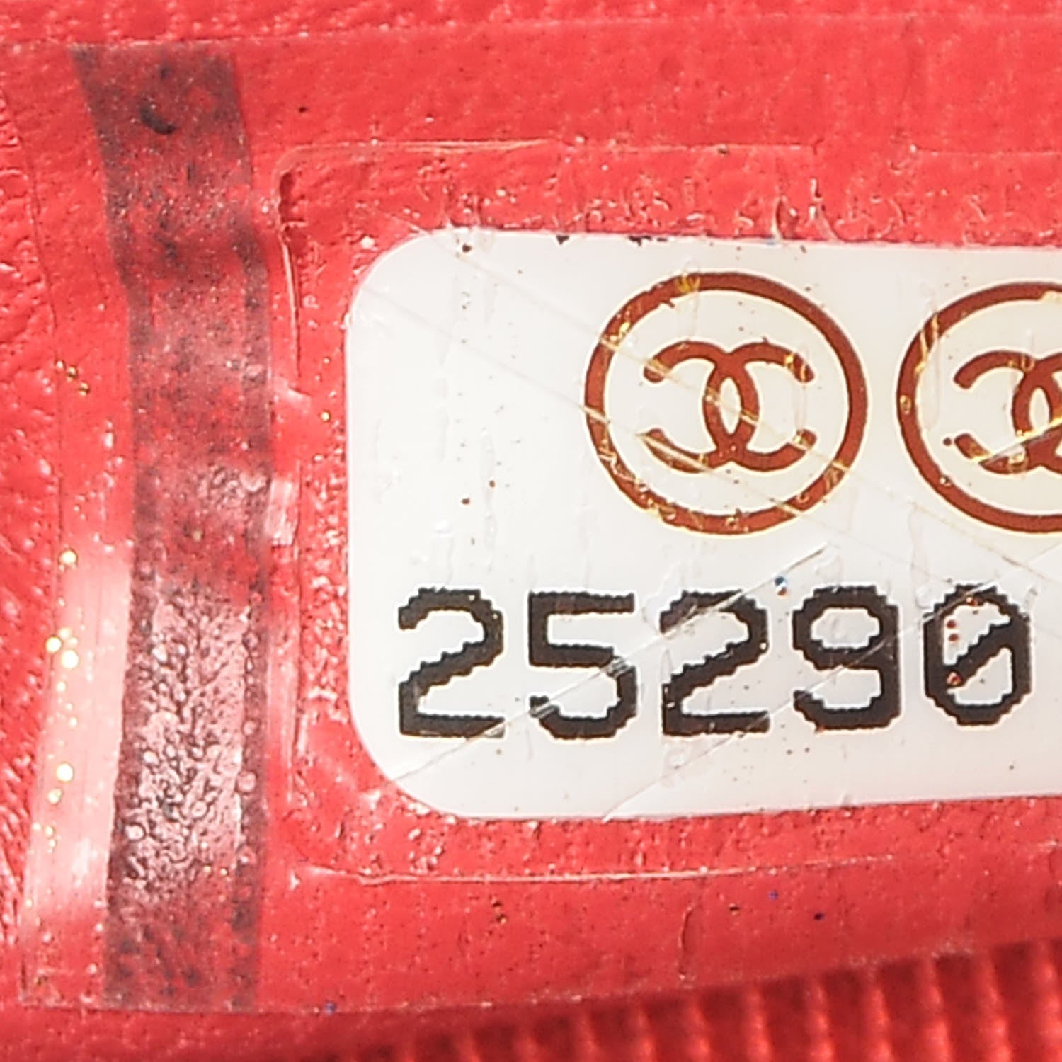 Chanel Lambskin Quilted Zip Around Classic Coin Purse Red 7 of 8